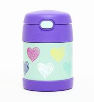 Pote Térmico Kids com Colher Thermos F310 Corações Coloridos Pote Térmico Kids com Colher Thermos F310 Corações Coloridos