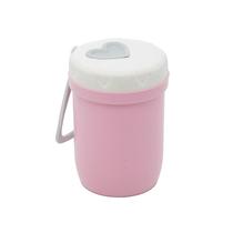 Pote Térmico Lyor Parede Dupla Alça de Silicone e Tampa Rosa