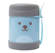 Pote Térmico Para Bebês Buba Gumy Cor Azul De 360ml