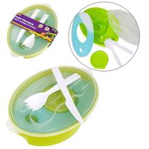 Pote Térmico Para Saladas E Frutas Com Talheres - Western - PO-02