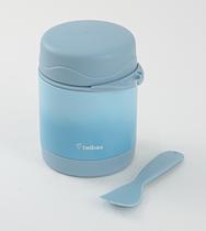 Pote Térmico Parede Dupla com Talher Azul 300ml Tw