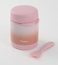 Pote Térmico Parede Dupla com Talher Rosa 300ml Tw