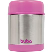 Pote Térmico Parede Dupla Rosa 350ml - Buba