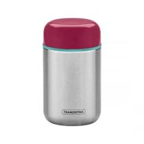 Pote Térmico Tramontina Em Aço Inox Com Tampa Rosa 8,8cm 400ml Pote Térmico Tramontina Em Aço Inox Com Tampa Rosa 8,8cm 400ml