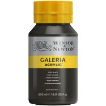 Pote Tinta Acrílica Galeria 500ml Winsor & Newton Ivory Black 331