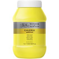 Pote Tinta Acrílica Galeria Winsor & Newton 1 Litro Lemon Yellow