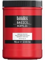 Pote Tinta Acrílica Liquitex Basics 946ml 151 Cad Red Medium Pote Tinta Acrílica Liquitex Basics 946ml 151 Cad Red Medium