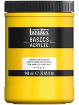 Pote Tinta Acrílica Liquitex Basics 946ml 161 Cad Yellow Medium Pote Tinta Acrílica Liquitex Basics 946ml 161 Cad Yellow Medium