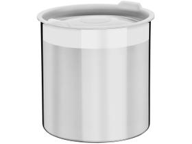 Pote Tramontina Cucina Em Aço Inox Para Mantimentos Com Tampa Plástica 12 Cm 1,5 L Tramontina