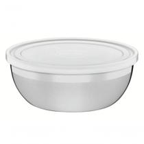 Pote Tramontina Freezinox Redondo Aço Inox Com Tampa Plástica 5,8 Litros Pote Tramontina Freezinox Redondo Aço Inox Com Tampa Plástica 5,8 Litros