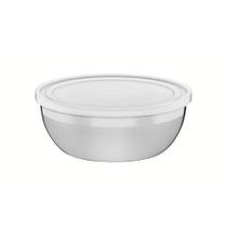 Pote Tramontina Freezinox Redondo em Aço Inox com Tampa Plástica 22 cm 2,9 L