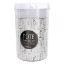 Pote Trava Hermetico Plastico Circular 450ML