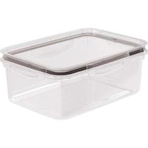 Pote Trava Mais Retangular 2,6 L Plasutil Pote Trava Mais Retangular 2,6 L Plasutil