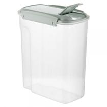 Pote Trava Quadrado Retangular de Plastico 2450ML Pote Trava Quadrado Retangular de Plastico 2450ML