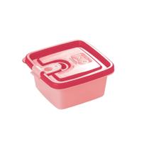 Pote Trio Plástico Infantil Com Tampa e Trava 210ml Plasutil