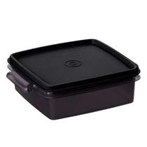 Pote Tupperware 780ml Preto - Ideal para Armazenamento Pote Tupperware 780ml Preto - Ideal para Armazenamento