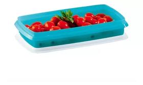 Pote tupperware refri box 750 ml azul