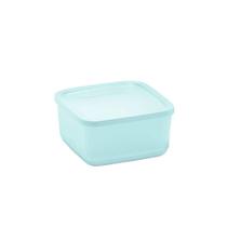 Pote Tupperware Refri Line Quadrado 650ml - Cor Acquamarine