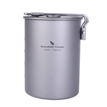 Pote usharedo Ultralight Portátil de 900 mL de Titânio com Tampa Pote usharedo Ultralight Portátil de 900 mL de Titânio com Tampa
