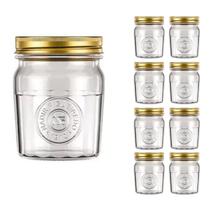 Pote Vidro 500ml Americado Cereal Retro Vintage Bolacha 8Un