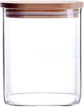 Pote Vidro Borosilicato C/ Tampa Bamboo 800ml Pote Vidro Borosilicato C/ Tampa Bamboo 800ml