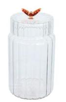 Pote Vidro Borossilicato c/ Tampa Borboleta 1000ml Tuut