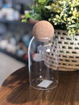 POTE VIDRO C/TAMPA ESFERA ROLHA CLEAN 800ml