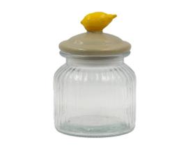 Pote Vidro Canelado Limone 600ml - Tuut