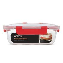 Pote Vidro Com Tampa Hermética Trava Mega Resistente 1040ml