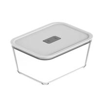 Pote Vidro Hermético 2,4L Fresh Lock Válvula Branco