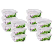 Pote Vidro Hermético Marmita Mantimento Tampa 800ml 12 Unida