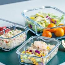 Pote Vidro Hermético para Divisória Tampa 1010ml 7 Unidades