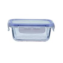 Pote vidro hermético quadrado 1,050 litro mimo style