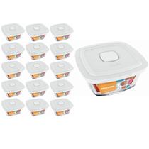 Pote Vidro Quadrado Facilita Vap Com Tampa 2L Marinex 15Un Pote Vidro Quadrado Facilita Vap Com Tampa 2L Marinex 15Un