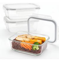 Pote vidro ret c/ tampa hermetica trava 640ml 380g conjunto 3 potes Pote vidro ret c/ tampa hermetica trava 640ml 380g conjunto 3 potes