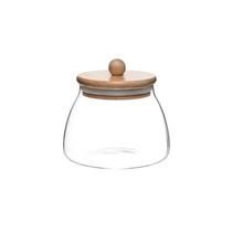 Pote Vidro Tampa Bambu Ecokitchen 500 ml Mimo Style VD21049
