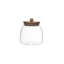 Pote Vidro Tampa Bambu Ecokitchen 700 ml Mimo Style VD21048