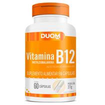 Pote Vitamina B12 Metilcobalamina Suplemento 60 Cápsulas - Duom