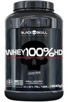 Pote Whey 100% Hd BlackSkull - Baunilha - 900G