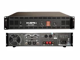 Potencia som profissional 2000W RMS KSR PRO KLA2000 X2 CROSS