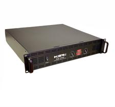 Potencia som profissional 3000W RMS KSR PRO KLA1500 X2 CROSS