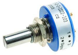 Potenciômetro de precisão 2K OHMS No Stop 357-0-0-1S22-202