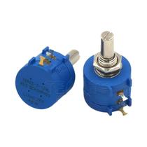 Potenciômetro De Precisão Com Múltiplas Voltas 502L 104L 1K5K10K100K Escala Com Botão 3590S-2-103L