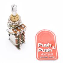 Potenciometro push-push logaritimico a500k cpp 50a - Custom Sound