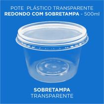 Potes Com Tampas PCT 25 UN (1000 ml)