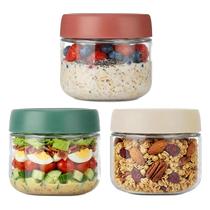 Potes de Armazenamento de Alimentos Povinmos Kit com 3 Unidades de Vidro Hermético 300ml Potes de Armazenamento de Alimentos Povinmos Kit com 3 Unidades de Vidro Hermético 300ml