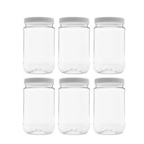 Potes de Armazenamento Plásticos CLEARVIEW CONTAINERS 473 ml 6 un. Livre de BPA Potes de Armazenamento Plásticos CLEARVIEW CONTAINERS 473 ml 6 un. Livre de BPA