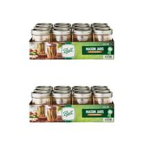 Potes de Vidro Ball Mason 473ml Boca Regular Pacote com 24 Potes de Vidro Ball Mason 473ml Boca Regular Pacote com 24