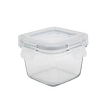 Potes de Vidro Leakproof 4 Unidades Antivazamento Práticos e Duráveis Potes de Vidro Leakproof 4 Unidades Antivazamento Práticos e Duráveis