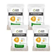 Potes Descartáveis Marmita Freezer Microondas 750ml 96un